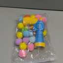 MeoHui 31Pcs Cat Ball Toy Launcher Gun,Cat Balls Fetch Toy,30Pcs Plush Fuzzy Balls Launcher Cat Toy for Cats with 1 Gun,Funny Interactive Cat Toys for Bored Indoor Adult Cats,Cute Kitten Kitty Toys