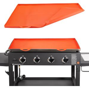 36" Silicone Griddle Mat for Blackstone, Heavy Duty Food Grade Silicone Around Grill Mat, 36 Inch Blackstone Griddle Cover, Upgraded EdgeFull Cover, with One Grease Cup, Suitable for All 36" Grill