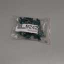 Pair Rhinestones Lace Applique Accessories Handsewing Glass Beads Stones Trim Patches for DIY Girl Wedding Dress Decorations (Deep Green)