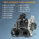 Electric Engine Water Pump Thermostat Housing Assembly Compatible with Audi A3 A4 A5 A6 Q3 Q5 TT Allroad VW Passat Jetta Golf GTI CC Beetle Replaces 06H121026DD 06H121026CQ 06H121026AB