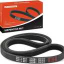 A-Premium 30.98 In Water Pump Stretch Fit Serpentine Belt for Mazda CX-5 2013-2017, CX-3 2016-2021, 3 Sport 2012-2020, 3 2012-2020, Gas, Required for Installation