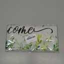 Spring Eucalyptus Leaves Mailbox Covers Magnetic Welcome Post Letter Box Wrap Large Size 25.5''x21'' Green Leaves Summer Dust-Proof Letterbox Decor Seasonal Postbox Cover for Outdoor Garden Yard