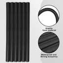 Nezyo 12 Pack Pool Noodles Foam Swim Noodles 52 Inch Jumbo Hollow Swimming Pool Noodle Bulk Floats Heavy Duty for Xmas Decoration Craft Projects Padding Bumper, Small