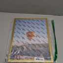 RUN HELIX 11x15 Picture Frame in Black, Photo Frames with Plexiglass, Horizontal and Vertical Formats for Wall Mounting Poster Frames Puzzle Frame Large Picture Frame 15X11 Gold Frame