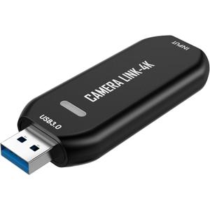 Cam Link 4K  External Capture Card for DSLR Camcorder ActionCam as Webcam, HDMI to USB 3.0, Meet/Stream/Record in 4K60/1080p120, Easy Connect for OBS/Zoom, Windows/Mac