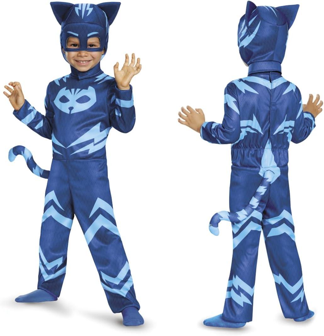 Disguise Catboy Costume for Kids, Official PJ Masks Costume Jumpsuit (Small (2T))