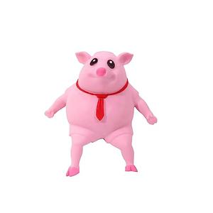 AHYCS Squishy Pig Toys - Pink Pig Squishy Toy for Kids Adults, Novelty Pig Squeeze Toys, Funny Tiktok Pig Sensory Stress Toy for Decompress and Anxiety Relief Women Men Kids (Small)