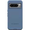 OtterBox Google Pixel 8 Pro Defender Series Case - Baby Blue Jeans, Rugged & Durable, with Port Protection, Includes Holster Clip Kickstand