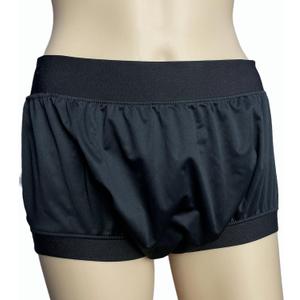 AQX Adult Diaper Cover for Incontinence, High Waist Active Waterproof Latex Pants, Noiseless Reusable Washable Pull Up Plastic Pants (NC High Waist S)