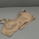 Playtex Full Coverage Bra  Wire Free Tan Satin Adjustable 480348C