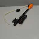 Portable Transfer Pump Battery Operated Electric Siphon Pump for Gas, Fuel, Diesel, Water Transfer 2.4 GPM Flow Oil Extractor, 47 Inches Hose-Easy to Use Hand Fuel Pump, Multi-Use Siphon Transfer Pump (1 Pack of Orange)