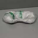 OYOANGLE Women's 2 Piece Pajama Set Satin Contrast Mesh Feather Trim Silk Long Sleeve Belted Top and Pants Lounge Sets White Large