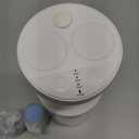 Automatic Mouthwash Dispenser for Bathroom,Bathroom Accessories 19.4 Fl Oz Dispensers with Magnetic Cups,Wall Mounted Dispenser,Suitable for All Age Groups,White