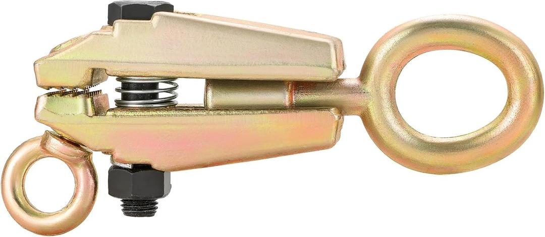 MYFULLY 5 Ton 2-Way Auto Body Repair Pull Clamp Heavy-Duty Self-Tightening Frame & Sheet Metal Repair Tool with Anti-Rust Grips Collision Repair Clamp for Top & Straight Pulling