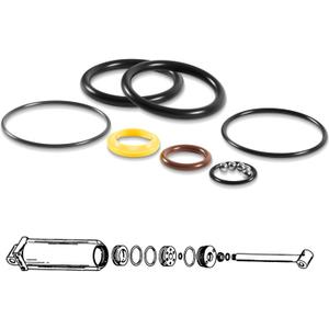 Replace Part for 813432A3 Trim Tilt Cylinder Rebuild Seal Kit Compatible with Mercury, Mariner & Force Motors Cylinder