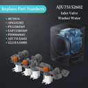 AJU75152602 Washer Inlet Valve Assembly for LG Washing Machine WT7405CW WT7305CV WT7305CW WT7150CW 31452 WT7250CW WT7880HWA WT7300CW WT7900HBA WT7060CV WT7800CW WT7300CV WT7060CW WT7100CW