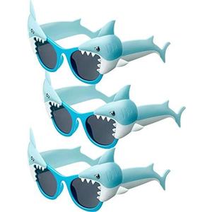 Frienda 2 Pairs Shark Sunglasses Funny Summer Shark Eyeglasses Novelty Costume Sunglasses for Tropical Summer Beach Ocean Pool Theme Party Hawaiian Photo Props Gifts Frienda 2 Pairs Shark Sunglasses Funny Summer Shark Eyeglasses Novelty Costume Sunglasses for Tropical Summer Beach Ocean Pool Theme Party Hawaiian Photo Props Gifts