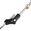 RYANSTAR Shifter Extender Adjustable Short Shifter Compatible with Ciciv CRX Del Sol Acura Integra B or D Series Engine Black