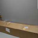 2Pack 4' Rectangular Cable Railing Handrails, Black Stainless Steel Handrail with Nylon End Caps for Stair Cable Railing System, 4FT Flat Top Cuttable Deck Cable Rail Post Handrail, RG01-H