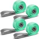 4 Pcs Lift Sling Straps Heavy Duty Web Slings Straps Polyester Nylon for Hoist Car Outdoor Using (2'' x 6', 8900lb)