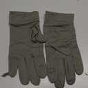 Men Women Cycling Gloves Touchscreen Full Finger Sun UV Protection UPF 50+ Summer Gloves for Driving Fishing SMM5M085T (Green)