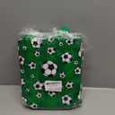 24 PCS Soccer Gift Bags Soccer Party Decorations with Handles Reusable Soccer Goodie Snack Favor Bag Non Woven Party Favor Bags for Sports Birthday Supplies