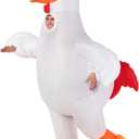 Morph Inflatable Chicken Costume Adult, Blow Up Chicken Suit for Parties, Fun Dress Up Costume for Adults
