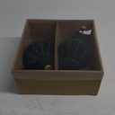 2 Pcs 9" Large Christmas Ball Ornaments - Shatterproof Finial Drop Decorations for Tree - Black Hanging Ornaments- Black Xmas Balls Decoration