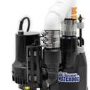 The Basement Watchdog Big Combo CONNECT Preassembled Primary & Battery Backup Sump Pump System - WiFi-Capable w/Add-on Module (CITS-50)