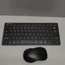 TECKNET Wireless Keyboard and Mouse Combo, Mini Cordless Computer Keyboard and Mouse Set 2.4GHz, Silent Adjustable 1600 DPI, Quiet Click, Lag-Free for Computer, Laptop, PC, Windows, Mac, Chrome OS