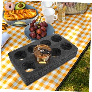 8 Cup Drink Carrier for, Reusable Coffee Tray Beverage Holder for Hot or Cold Drinks, to Go Coffee Cup Holder for Food, Coffee Shop, Office, Picnic