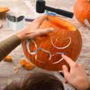 ZMCINER 22 PCS Pumpkin Carving Kit Heavy Duty Stainless Steel Pumpkin Carving Tools Simple & Safe Pumpkin Carving Kit for Kids & Adults