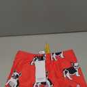 CUNYI Boys Swim Trunks Toddler Stretch Swim Shorts Quick Dry Beachwear Suit Bathing Swimwear (4-5T, Red-dog)