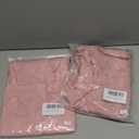 BKHOLL Women's Square Neck Short Sleeve Blouse Loose Fit Stretchy Casual Top Soft Breathable Vacation Shirt for Summer Pink L 2 ct