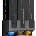 GALVANOX Pod Dispenser Designed for Nespresso Vertuo Capsules (3 Box Sleeve Holder) Freestanding Countertop Organizer Stand, Non-Slip Steel Base, Dispenses 3 Coffee Flavors (30 Vertuoline Pods)