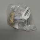 Skyflame 1/2 Inch Straight Gas Key Valve Kit for Fire Pit Fireplace with Flange and 3 Inches Key, Chromed