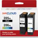 Higher Capacity PG-285XL CL-286XL Ink Cartridges Replacement for Canon PG-285 XL CL-286 XL 285 286 Combo Pack Compatible PIXMA TS7720 TR7820 TS7722 TR 7820 TS 7720Printers (BK 400pages CL, 400pages)