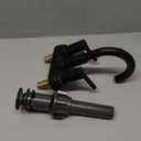 Delta Nicoli Centerset Matte Black Bathroom Faucet, 4 Inch 3 Hole Bathroom Sink Faucet for Vanity, Push-Pop Drain Assembly, Matte Black 25749LF-BL