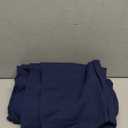 Hanes Men's EcoSmart Sweatpants, Athletic Lounge Pants with Pockets, Open Hem Bottom, Fleece Pants (Large, Navy)