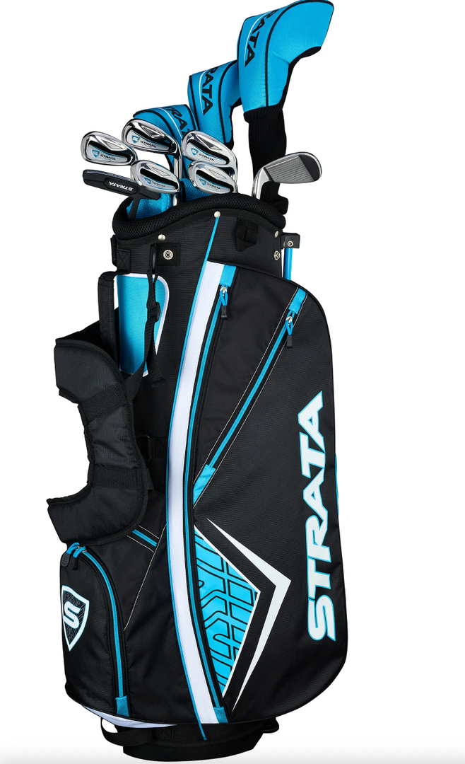 Callaway Golf Women's Strata Plus Complete 14 Piece Package Set (Teal, 14 Piece (Strata Plus), Women's, Right Hand)