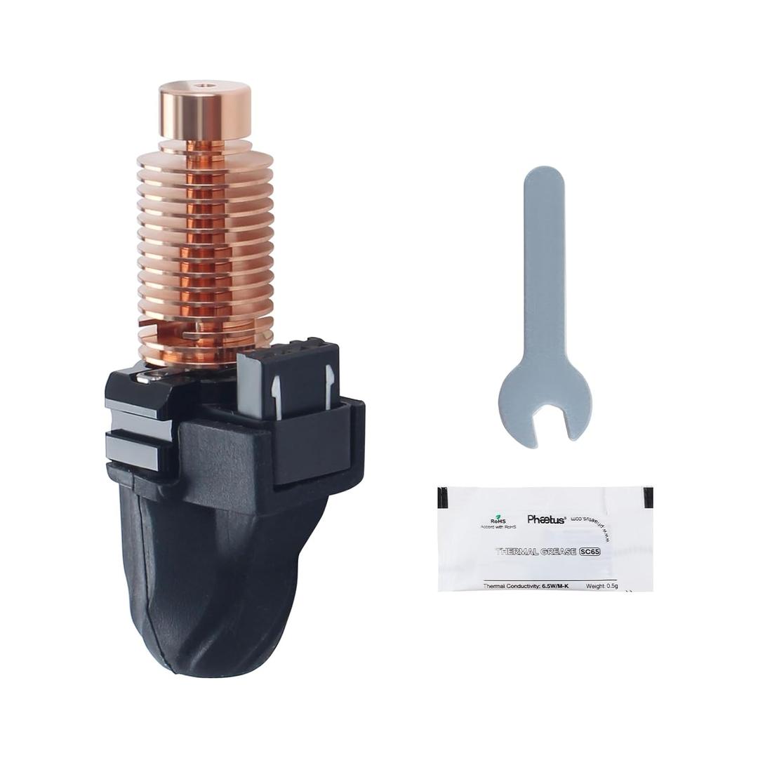 for Phaetus Conch Hotend Kit 3D Printer Accessories for Adventuer 5M/ 5M Pro: 43mm/s High Flow Extruder Print Head with 0.4mm Quick-Detachable Nozzle - AD5M Stable High-Speed Printing