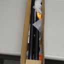 VEVOR Pipe Stair Handrail, 5FT Staircase Handrail, 440LBS Load Capacity Carbon Steel Pipe Handrail, Industrial Pipe Handrail with Wall Mount Support, Round Corner Wall Handrailings for Indoor, Outdoor