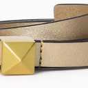 2 x Women Leather Belt Fashion Skinny Belt Ladies Punk Belt Vintage Leather Belt for Jeans Dress (100cm/Fit Waist 25"-33", Black)