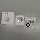 Smart Ring for Women Men, Health Tracker with Heart Rate/Blood Oxygen/Blood Pressure/Sleep Monitor/Step Counting, IP68 Waterproof Fitness Ring, No App Fees for iPhone & Android (Silver, 13#)