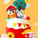 JeVenis Farm Animal Cake Toppers Sheep Cow Pig Birthday Cake Decoration