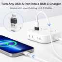 Basesailor USB to USB C Adapter 3 Pack,Type C Female to USB A Male Cable Converter for MacBook Pro, iMac, PC, Laptop, Computer, Samsung Galaxy Note 20 S20 S21 S22 S23,Google Pixel 5 4 4A 3 3A 2 XL,OTG