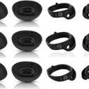 6 Pairs Replacement Ear Tips for Bose QuietComfort Ultra Earbuds (2023) & Bose QuietComfort Earbuds II (2022) - Anti-Slip Silicone Wingtip Covers Eartip-Black