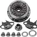 6DCT250 DPS6 Auto Transmission Clutch Kit with Clutch Release Fork Lever Compatible with Dual Ford Focus Fiesta 2011-2019 B-Max 2012-2019 Ecosport 2013-2019, Repalce# 602000800