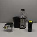 1300W KOIOS Centrifugal Juicer Machines, Juice Extractor with Extra Large 3inch Feed Chute, Full Copper Motor, Titanium-Plated Filter, High Juice Yield, 3 Speeds Mode,Easy to Clean with Brush,BPA-Free