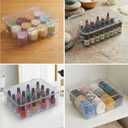 Candle Storage Organizer, 12 Slot Clear Acrylic Candlebox With Lid and Dividers, Holder for Scented Candles, Travel Candle Storage for Cabinet, Countertop, Closet and Home Shelf, 11.81*9.65*3.94 in